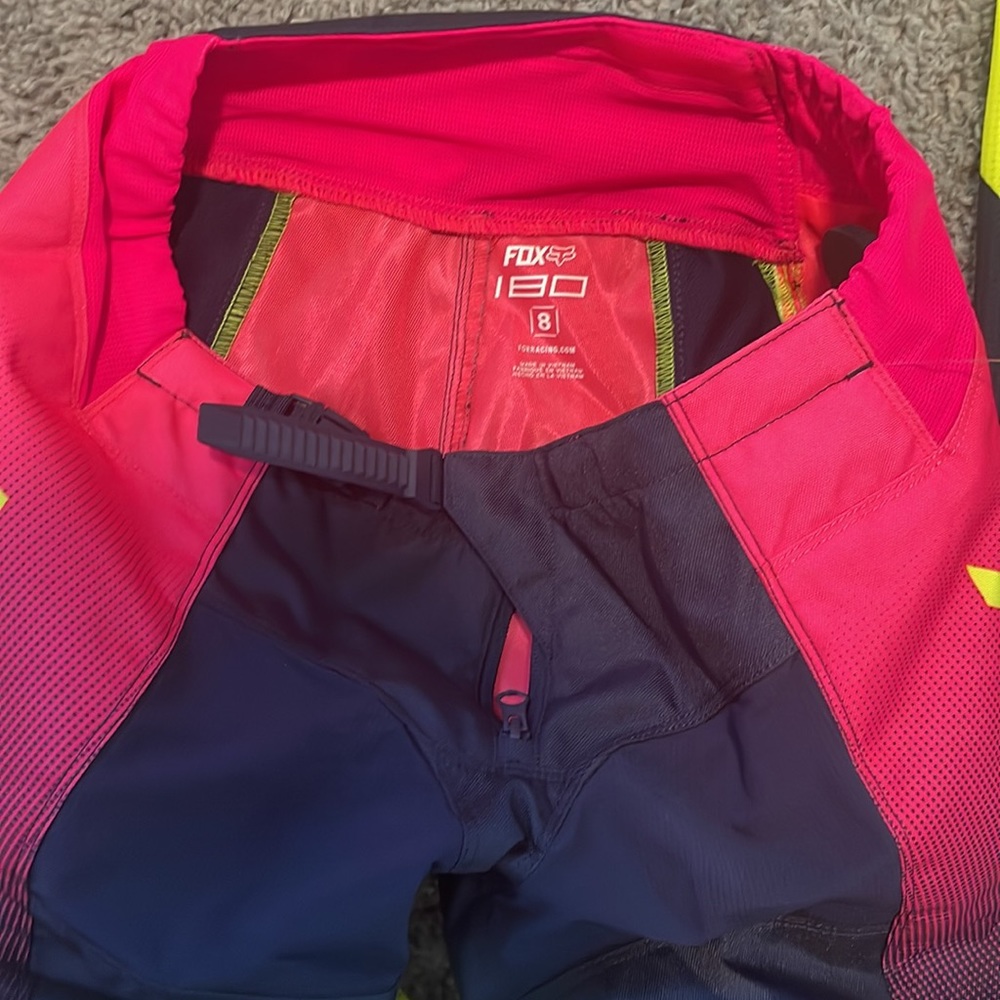 Fox Racing Riding gear pants 👖 Size 8 👕 Size M - Picture 8 of 9